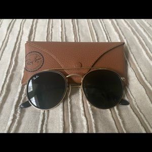 Green Classic G-15 Round Sunglasses (BLACK)